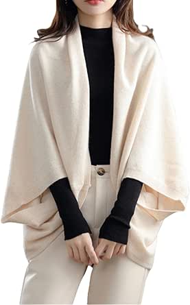 Faux Fleece Warme Dual Purpose Sjaal, Dames Wol Gebreide Zachte Losse