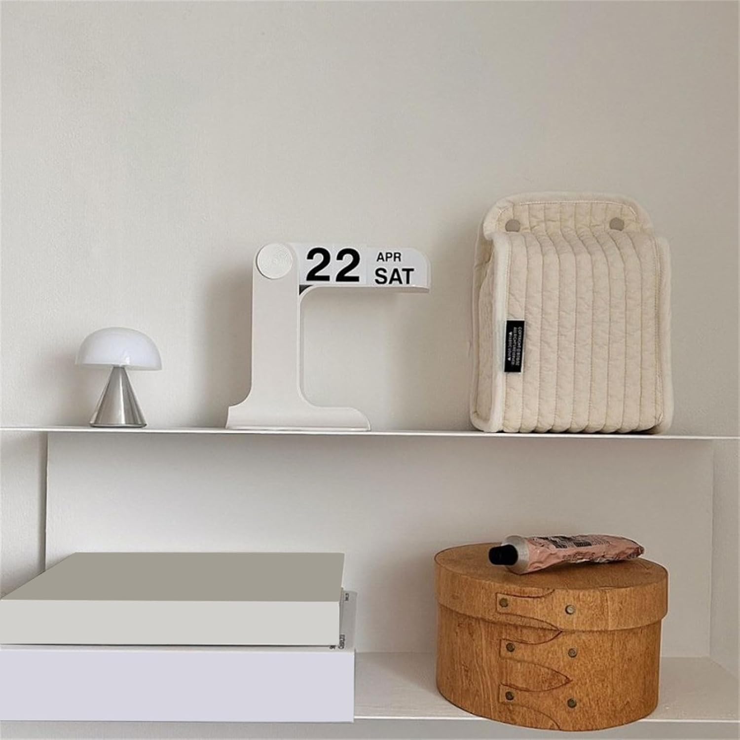 Modern Striped Fabric Tissue Box Removable Washable Design for Home Kitchen Storage Cotton Tissue Box Organizers