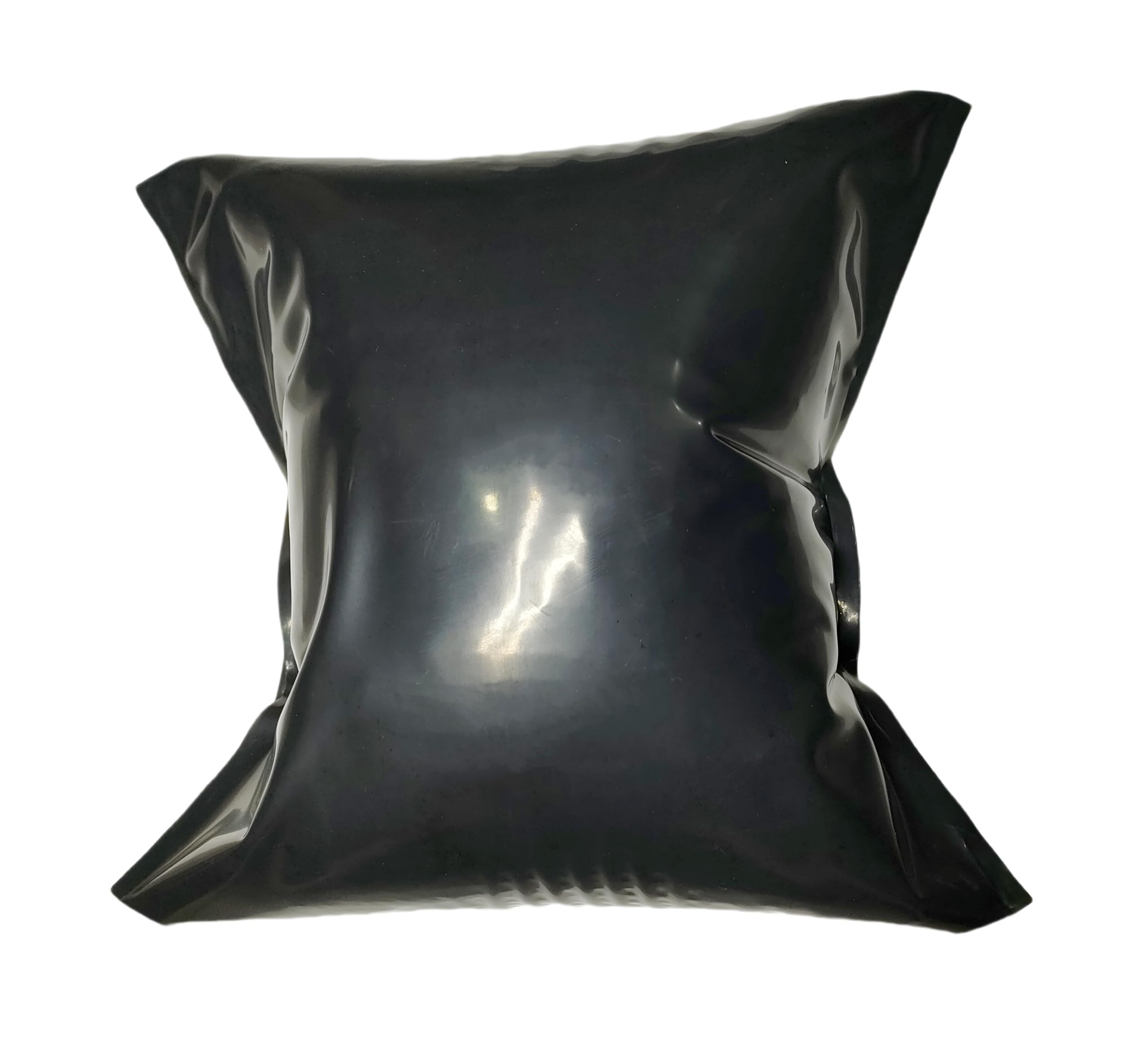 Echt Latex Kissen Kopfkissen Gummi Kissenbezug Bett Bettwäsche Erotik Wetlook Sexspielzeug für Paare im Bed Pillow case (Schwarz 40 * 80cm)