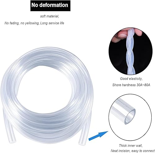 Miniatura 5 de Mini bomba de agua micro sumergible de 3 a 5 V CC con tubo de vinilo transparente, tubo flexible para acuario, fuente de jardín, estanque (4