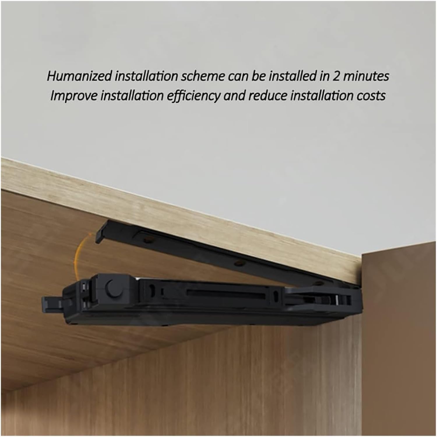 Automatic Door Closer Hidden Handle Installation Aluminum Frame Wardrobe Press Buffer Rebounder