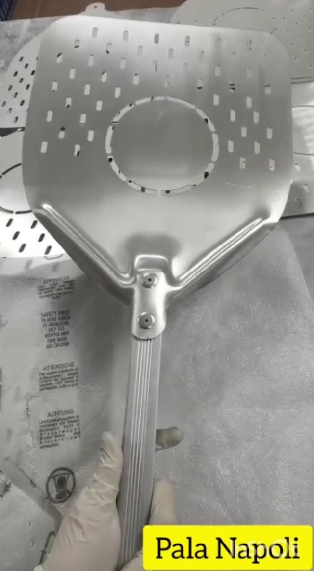 Pale Pizza Alluminio Made In Italy - Kit Pala E Palino Professionale