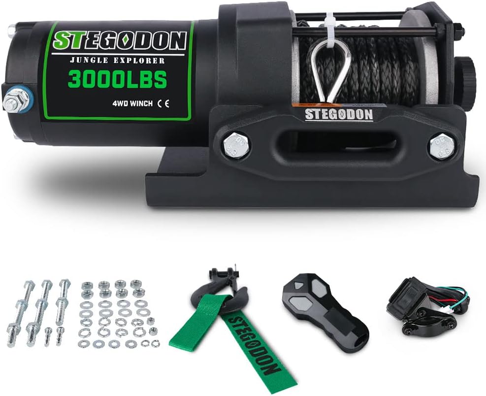 Comprar STIMULATER 3000lb ATV/UTV Winch,Electric Winch 12V,Winch with