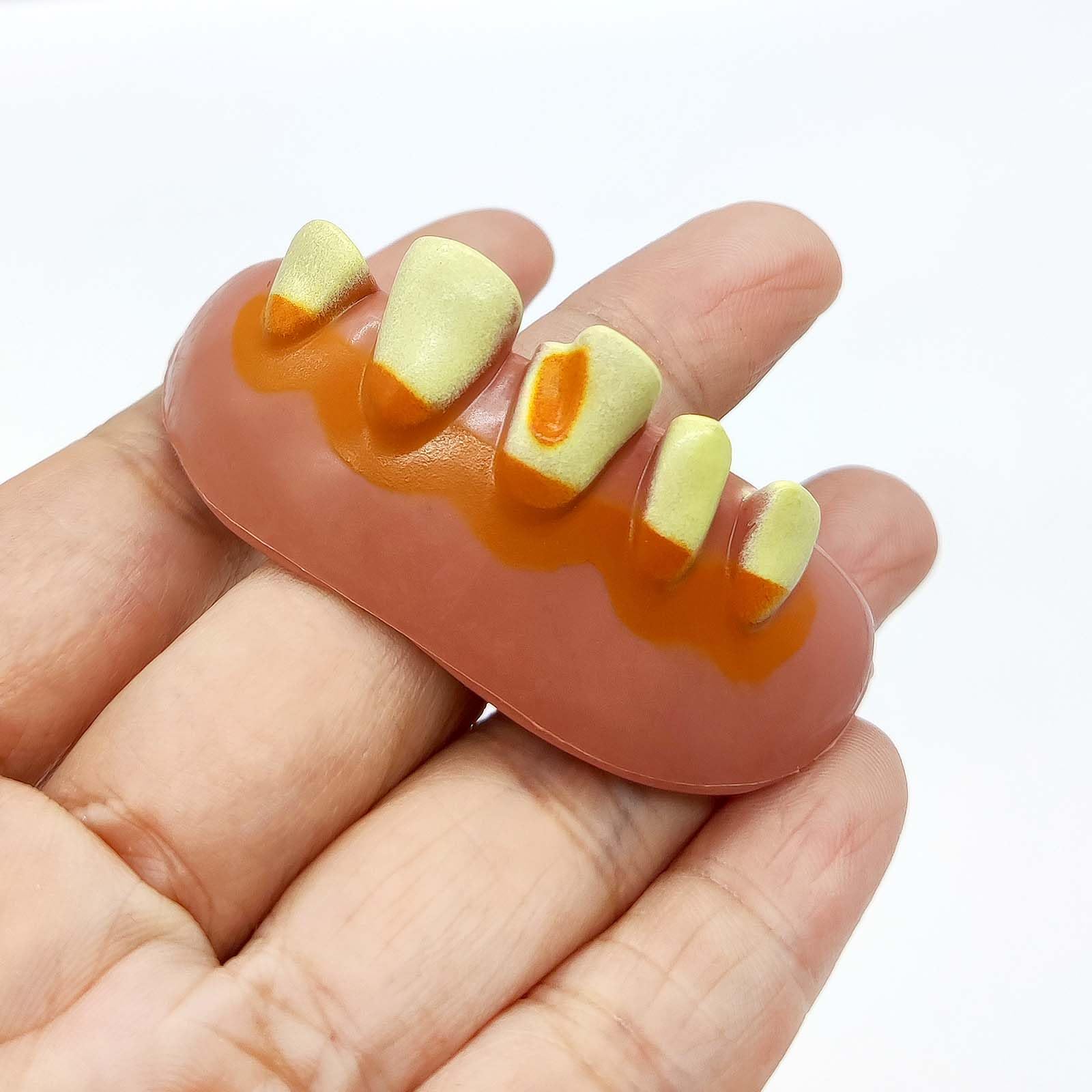 Amazon.com: KAYNO False Ugly Teeth,Gnarly Teeth Gag Teeth