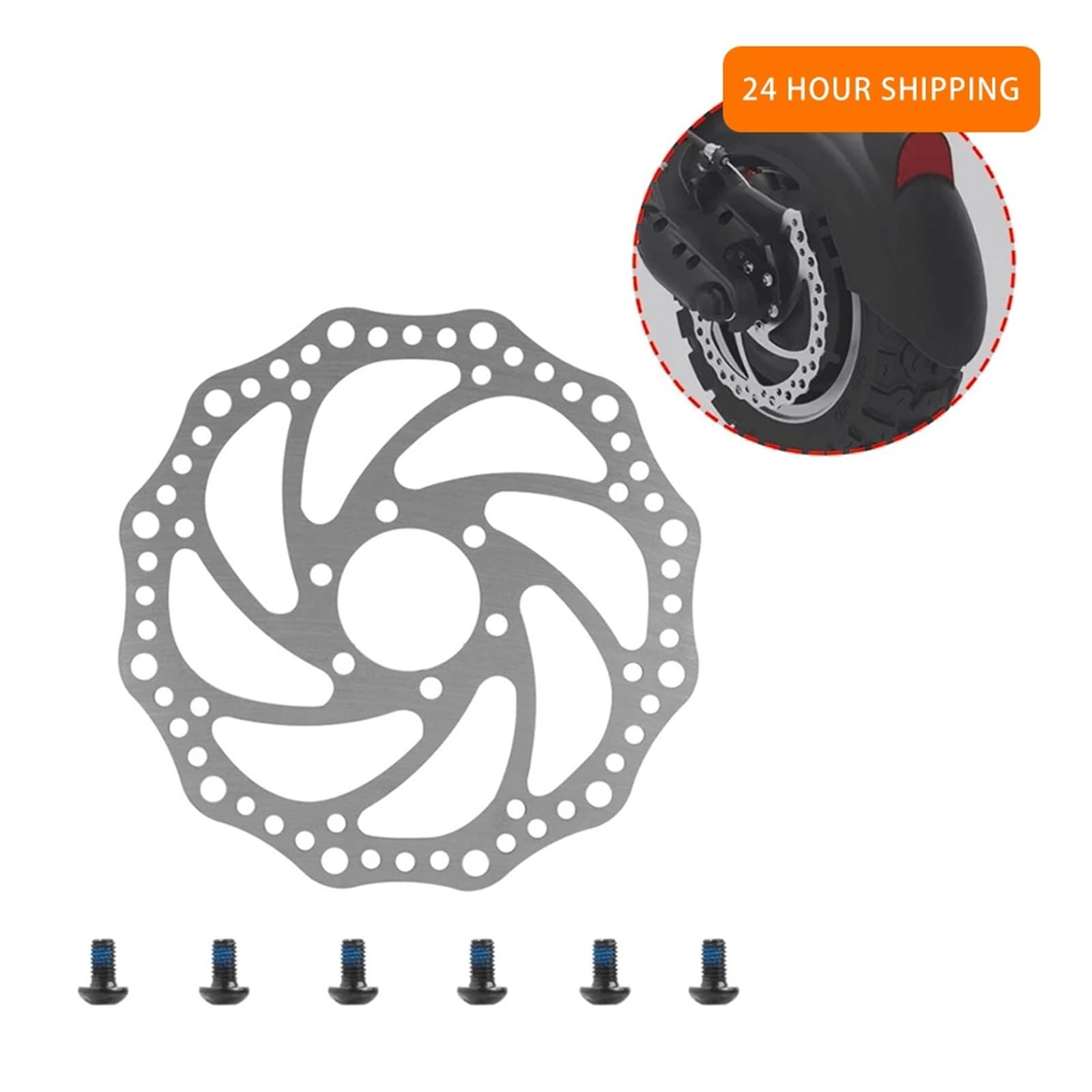 Tarcza hamulcowa 160mm do hulajnogi elektrycznej Ultra DT3 SPIDER Storm Rotor Klocki hamulcowe ze stali nierdzewnej