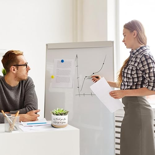 Miniatura 5 de Thanks for Helping Me Grow - Macetas divertidas de agradecimiento sin planta, maceta pequeña para suculentas, maceta de interior para mujeres,