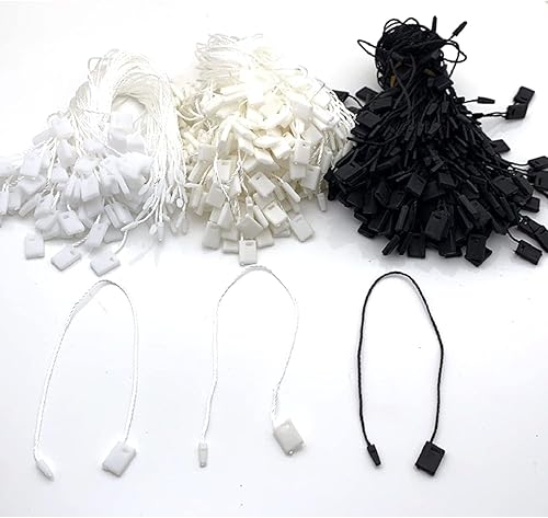 Paquete de 1000 unidades de 7 pulgadas para colgar etiquetas, lazos de nailon para etiquetas de ropa, etiquetas de precio, cierre a presión de