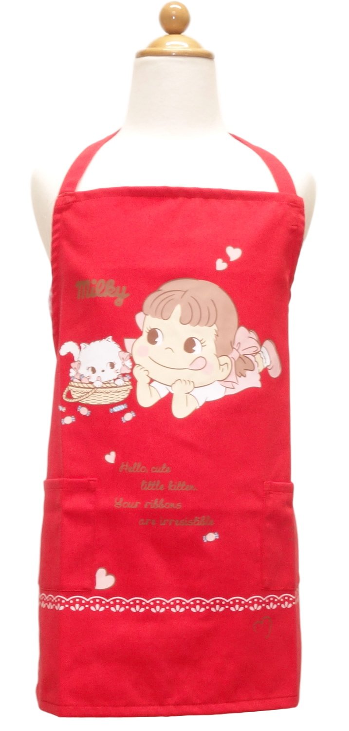 Amazon.co.jp: ペコちゃん ポコちゃん 子ども 120cm エプロン 不二家