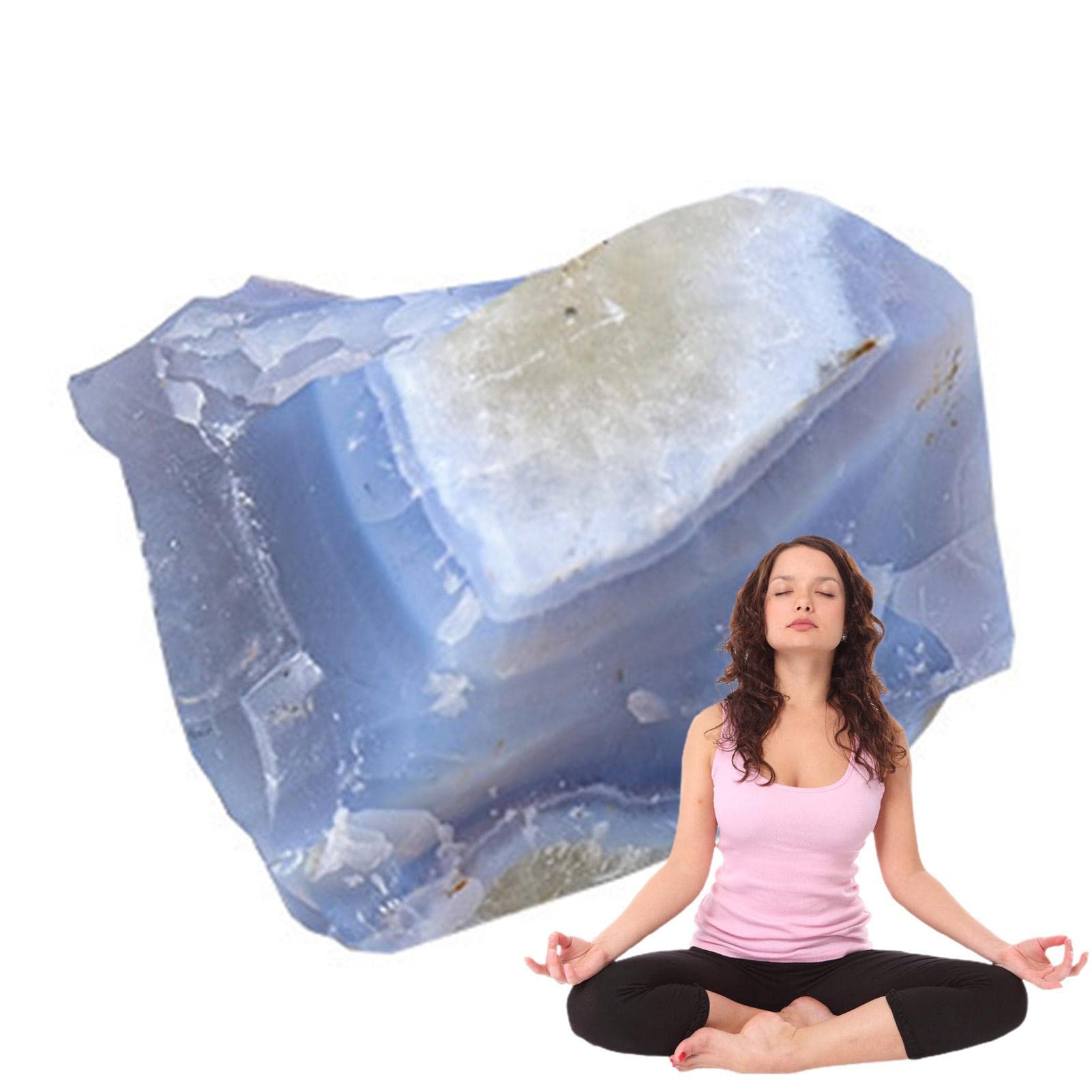 Amazon.co.jp: FIDEMM 青い瑪瑙石 - ブルーラフロック,写真