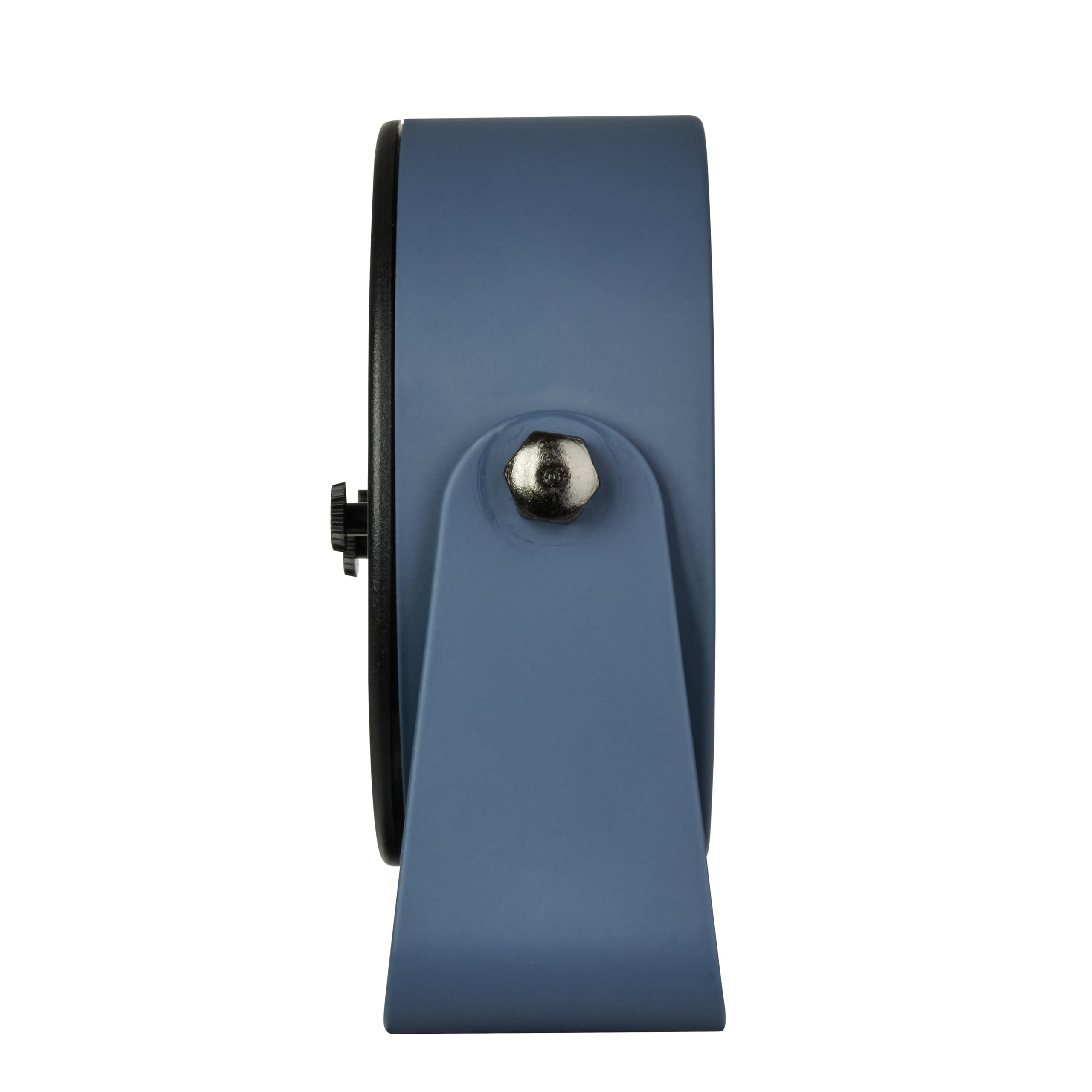 TFA Dostmann Despertador analógico diseño 60.1042.06, sin tictac, con retroiluminación, Reloj Despertador con luz, de Metal/Cristal, diseño Moderno, Color Azul