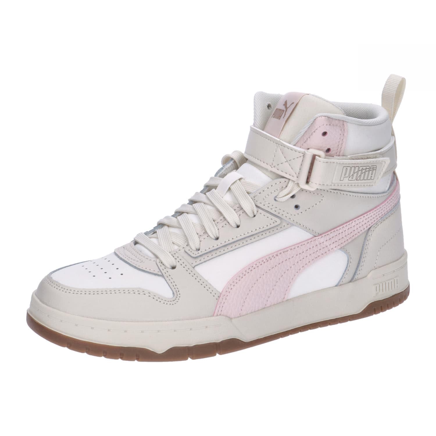 PUMA Unisex Adults RBD Game Sneaker, Alpine Snow-Island Pink-Frosted Ivory, 8.5 UK