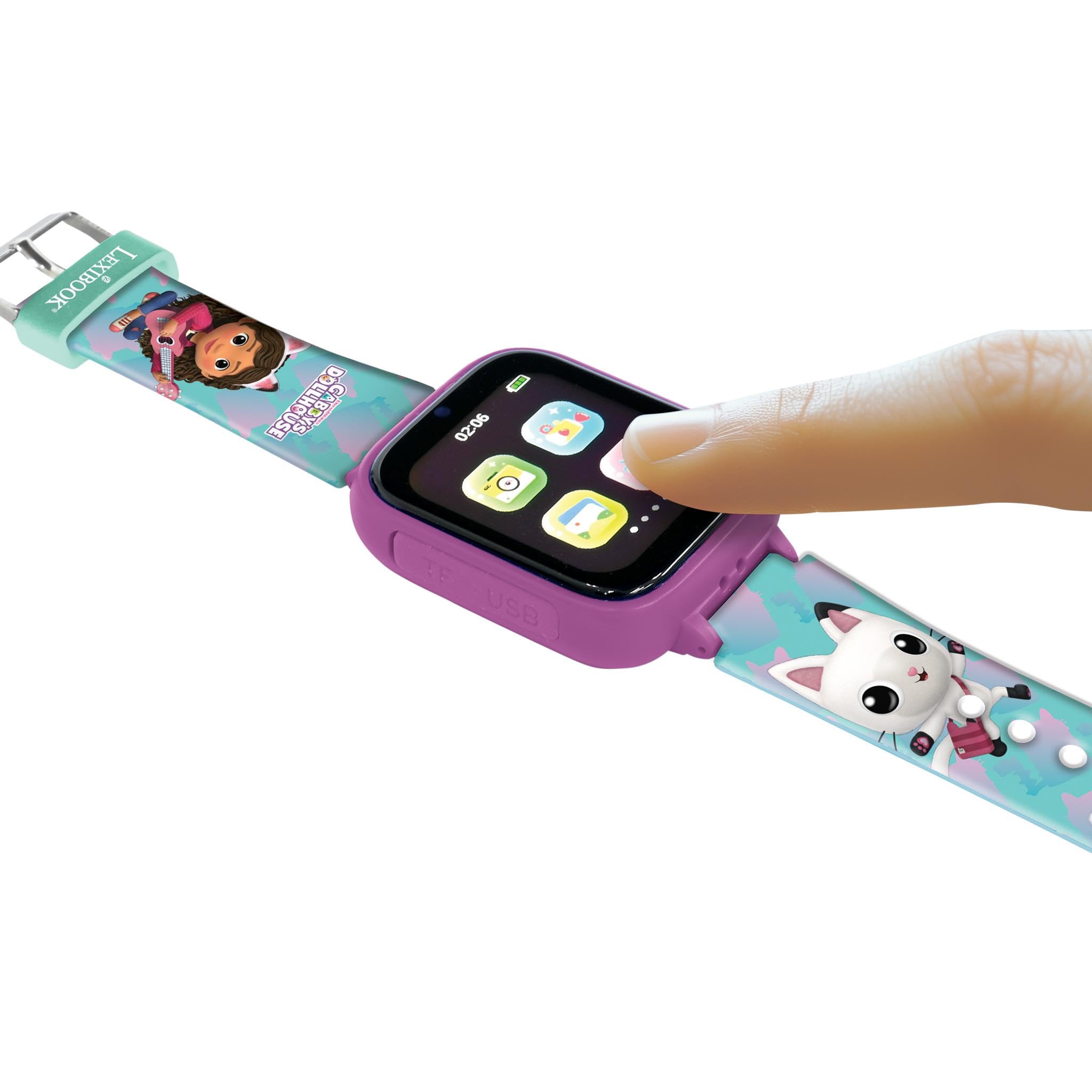 LEXIBOOK, Gabby's Dollhouse, Selfie camera watch, HD touch screen, 720p camera, MP3 player, Built-in speaker, Dictaphone - Image 3
