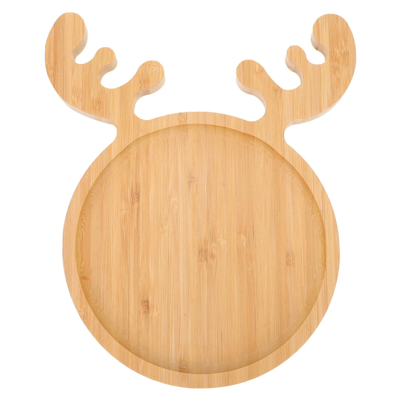 Plateau de charcuterie de Noël en renne en bois pour vos apéritifs festifs