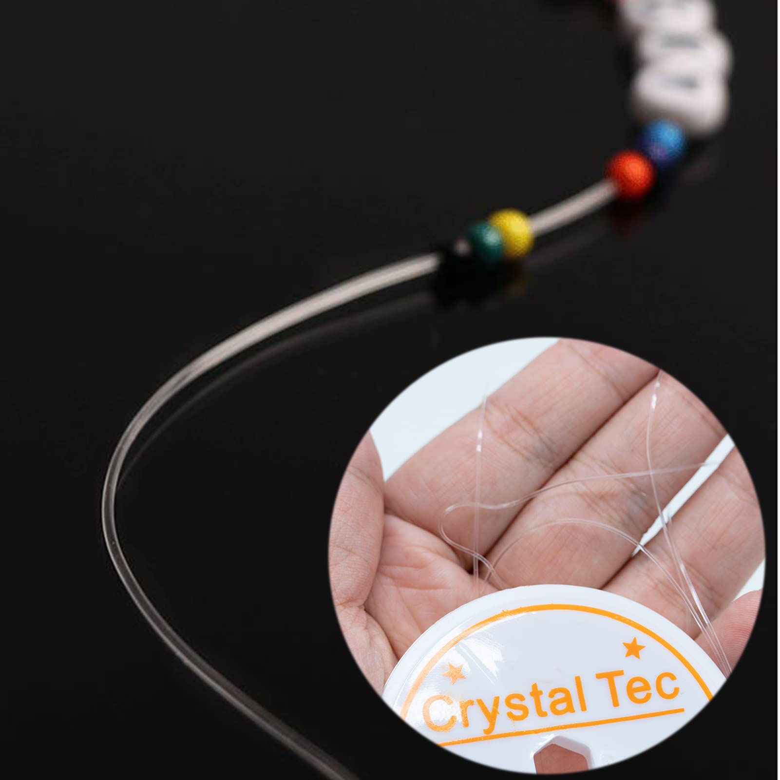 3 Bobine Di Filo Elastico Per Gioielli Fai Da Te Trasparente In - Foto 7