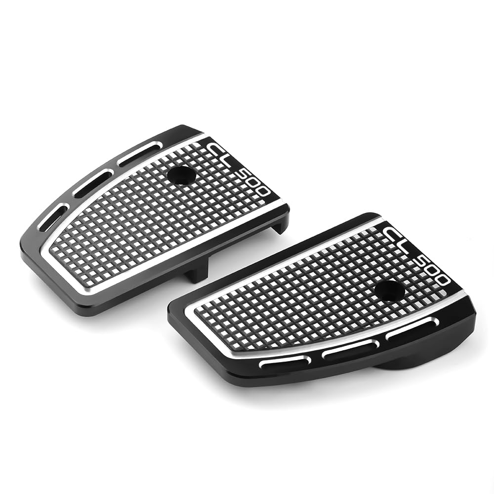 Modeer Für Hon.da CL500 CL 500 2023 2024 2025 Motorrad Fußrasten-Erweiterungen/Fußstützenvergrößerung - Frontpedale für Fahrer cl 500 Zubehör (black)