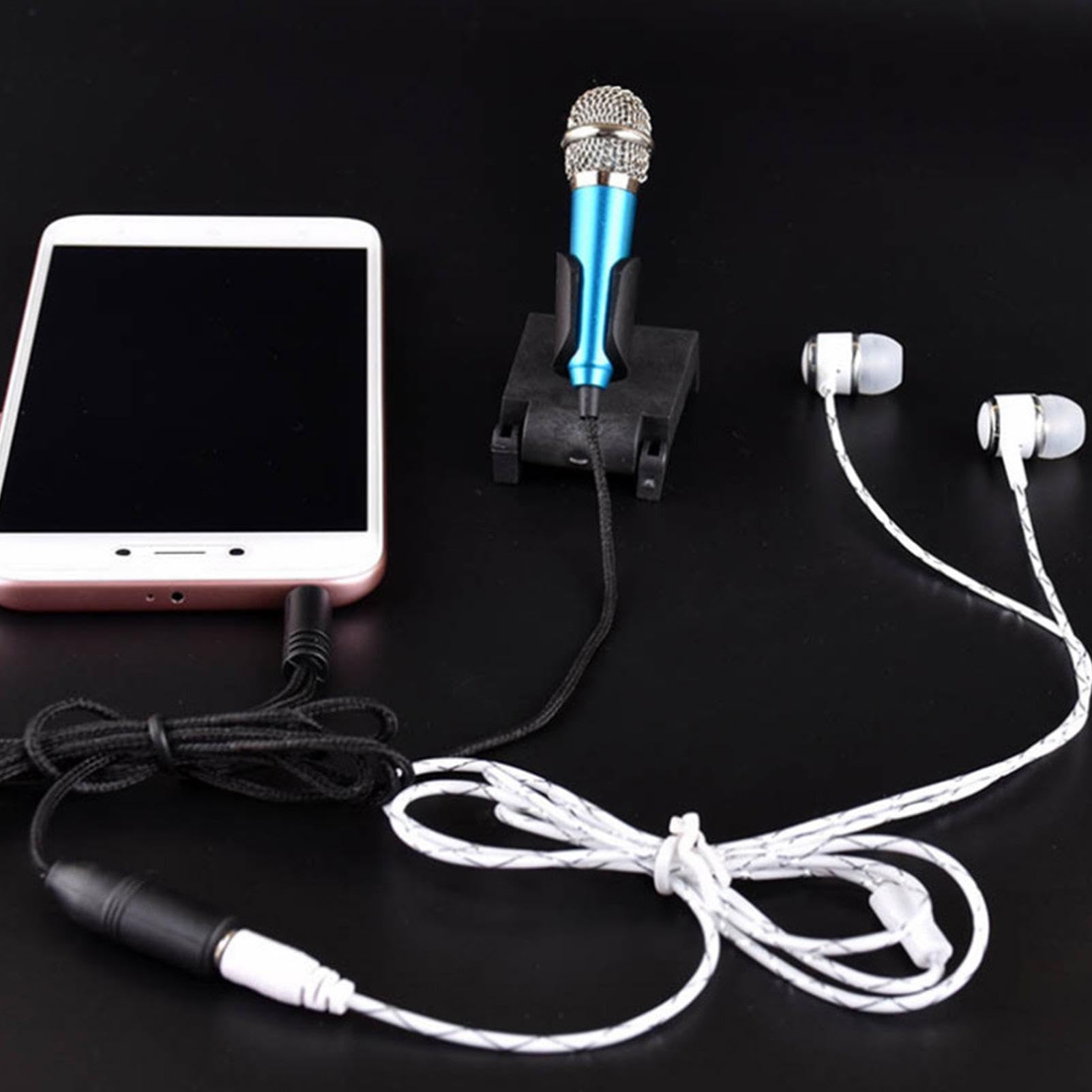 Portable Recording Voice Microphone, 5.8cm, Aluminum Alloy Mini Vlogging Gear, Compact External Audio Tool for Social Media, Content Creation, Interviews