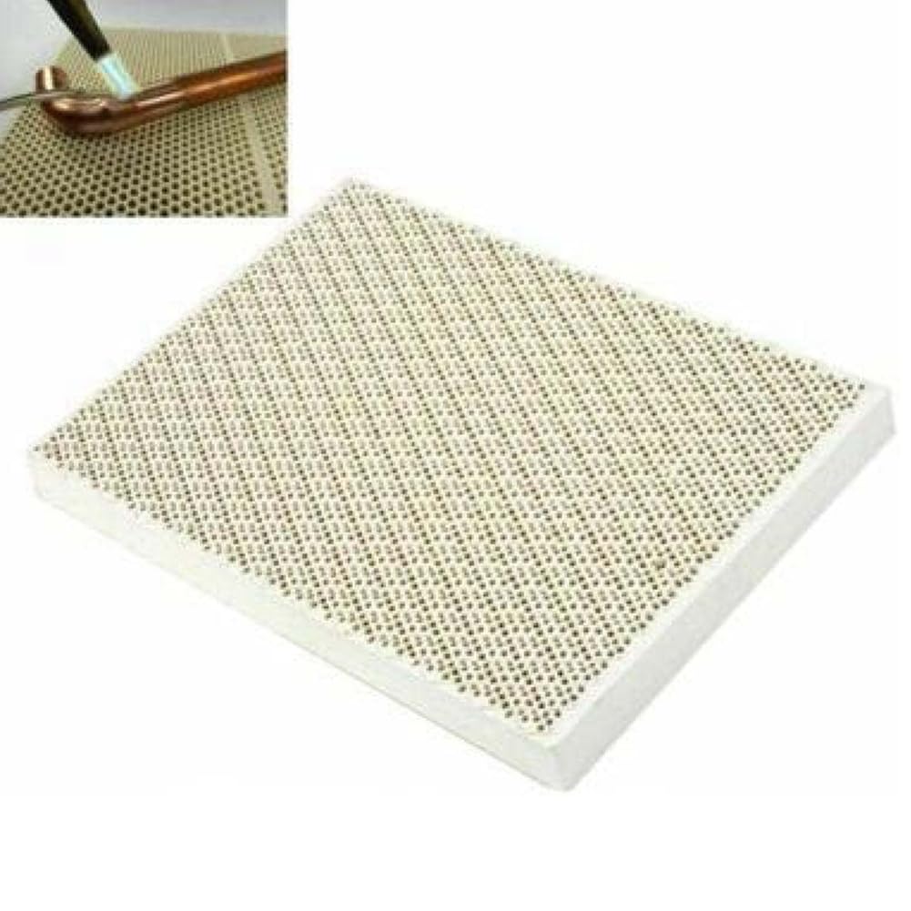 Utensili per la creazione di gioielli, piastra di saldatura in ceramica con a d'ape e , piastra rettangolare a d'ape, utensili per la creazione di gioielli, blocco per