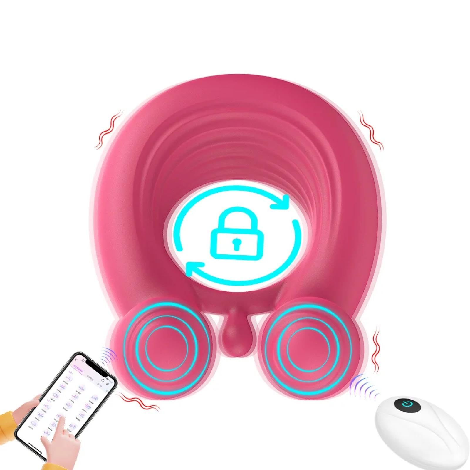 Amazon.com: Lock Ring The Lord of The Rings Charging APP Remote Control  Double Shock Silicagel Lock delay Ring Adult Products Cock Rings : Health &  Household