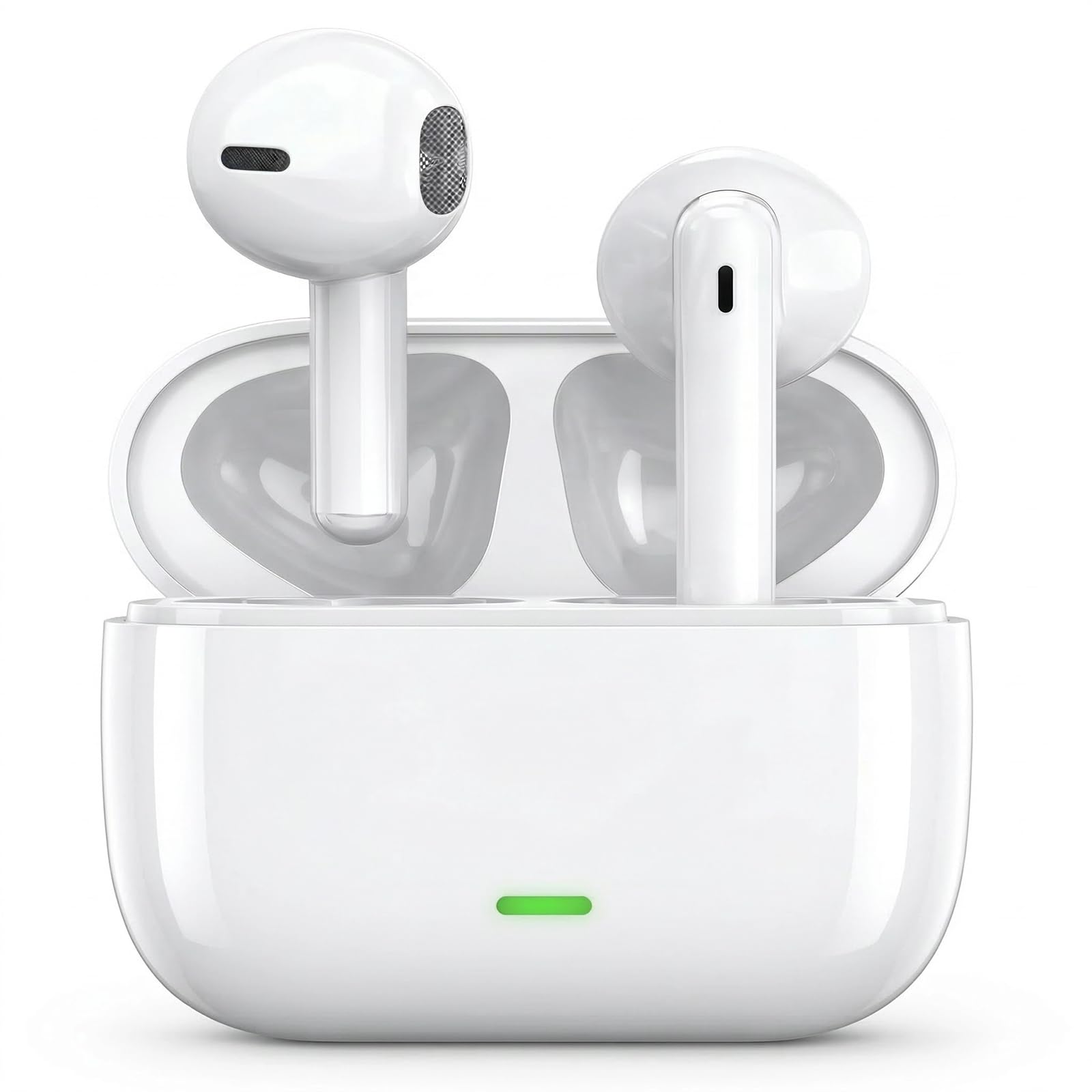 Cuffie Bluetooth, 2026 Auricolari Bluetooth 5.4 58Ore HiFi Stereo, Cuffie Wireless In Ear con 4 ENC Mic, Cuffiette Senza Fili Cancellazione Rumore, IP8 Impermeabili Auricolare per Galaxy iOS Android - 2