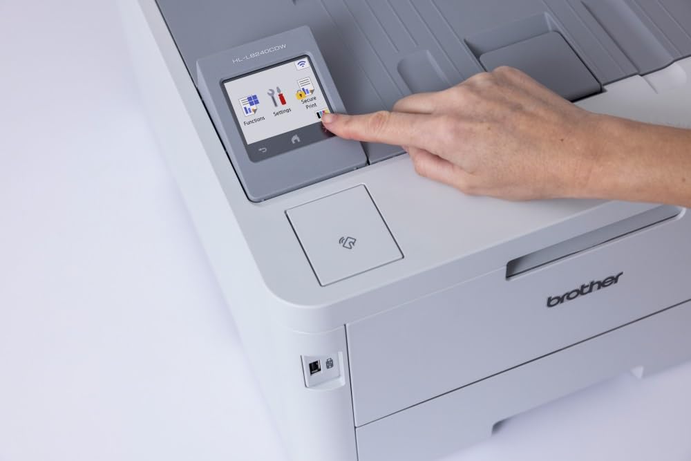 Brother HLL8240CDW Stampante LED a Colori 30 ppm Fronte/Retro Touchscreen 6,8cm WiFi LAN NFC USB