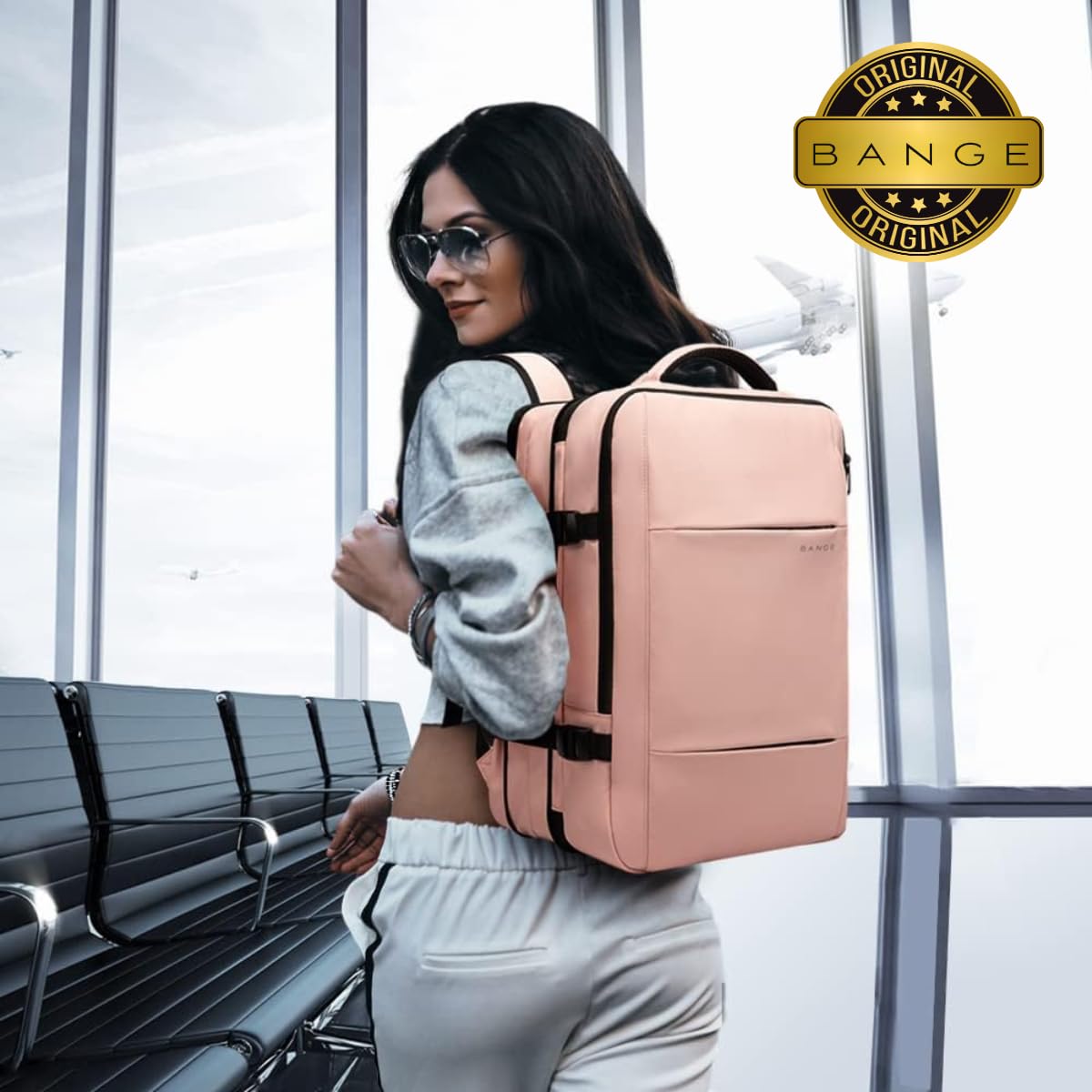 BANGE Mochila Executiva Masculina Reforçada de 40L Expansível Antifurto Impermeável para Notebooks de Até 17.3 Polegadas em promoção! Veja a oferta e mais achadinhos de Mochilas & Pastas Masculinas 3 Hoje é o melhor dia para comprar BANGE Mochila Executiva Masculina Reforçada de 40L Expansível Antifurto Impermeável para Notebooks de Até 17.3 Polegadas com aquele preço maroto! Promoção! Aproveite a oferta! 3