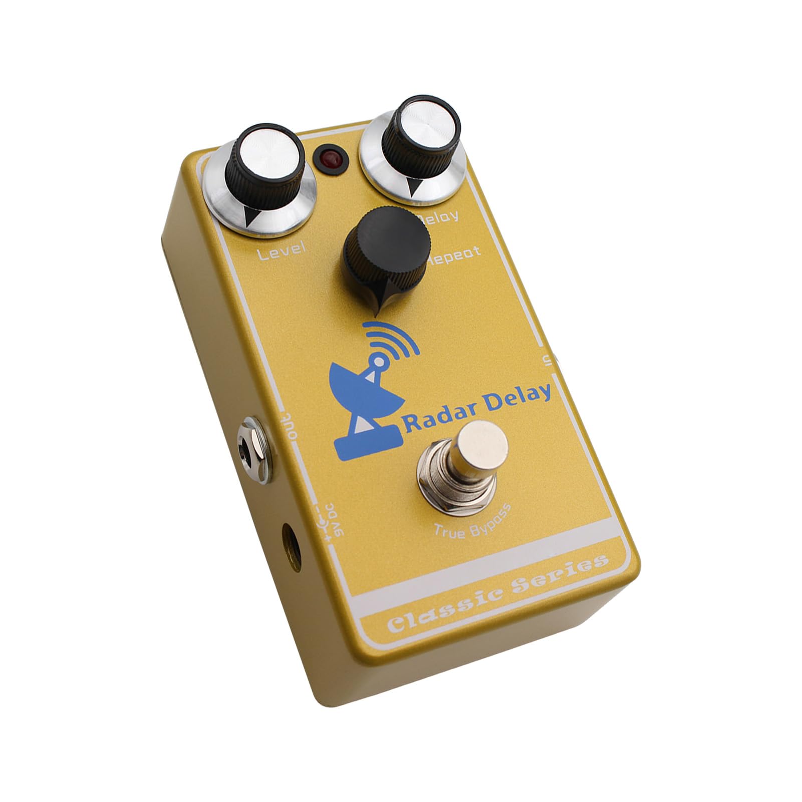 VGEBY Pedale Delay, Pedale per Effetti True Bypass, Mini, Effettiera per Chitarra Elettrica