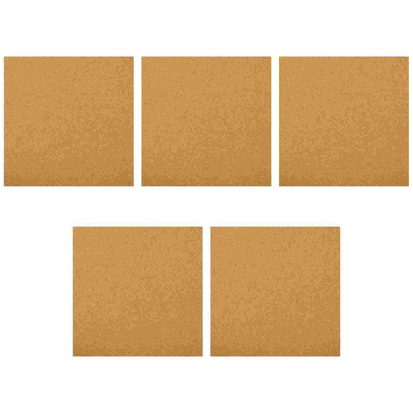 Tablica ogłoszeniowa z korka, 5 sztuk 30x30cm czekoladowe samoprzylepne płytki drewniane tablice ścienne tablice ogłoszeń