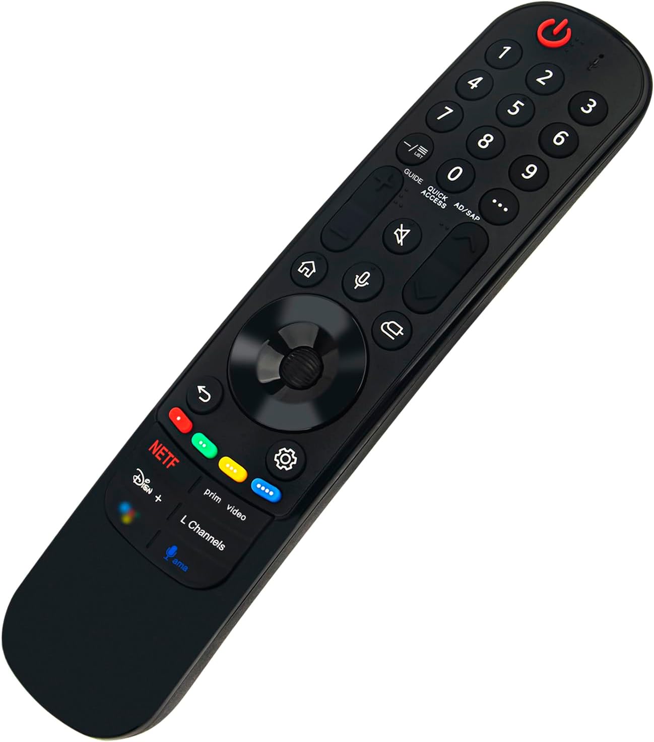 MR21GA Voice Replace Remote Compatible with LG TV 65UP8000PUA 70UP8070PUA 70UP7570AUD 75UP7070PUD 75UP7770PUB 43UP8000PUA OLED55A1PUA OLED55B1PUA 43UP7700PUB 50UP7700PUB 75NANO95UPA 75NANO99UPA