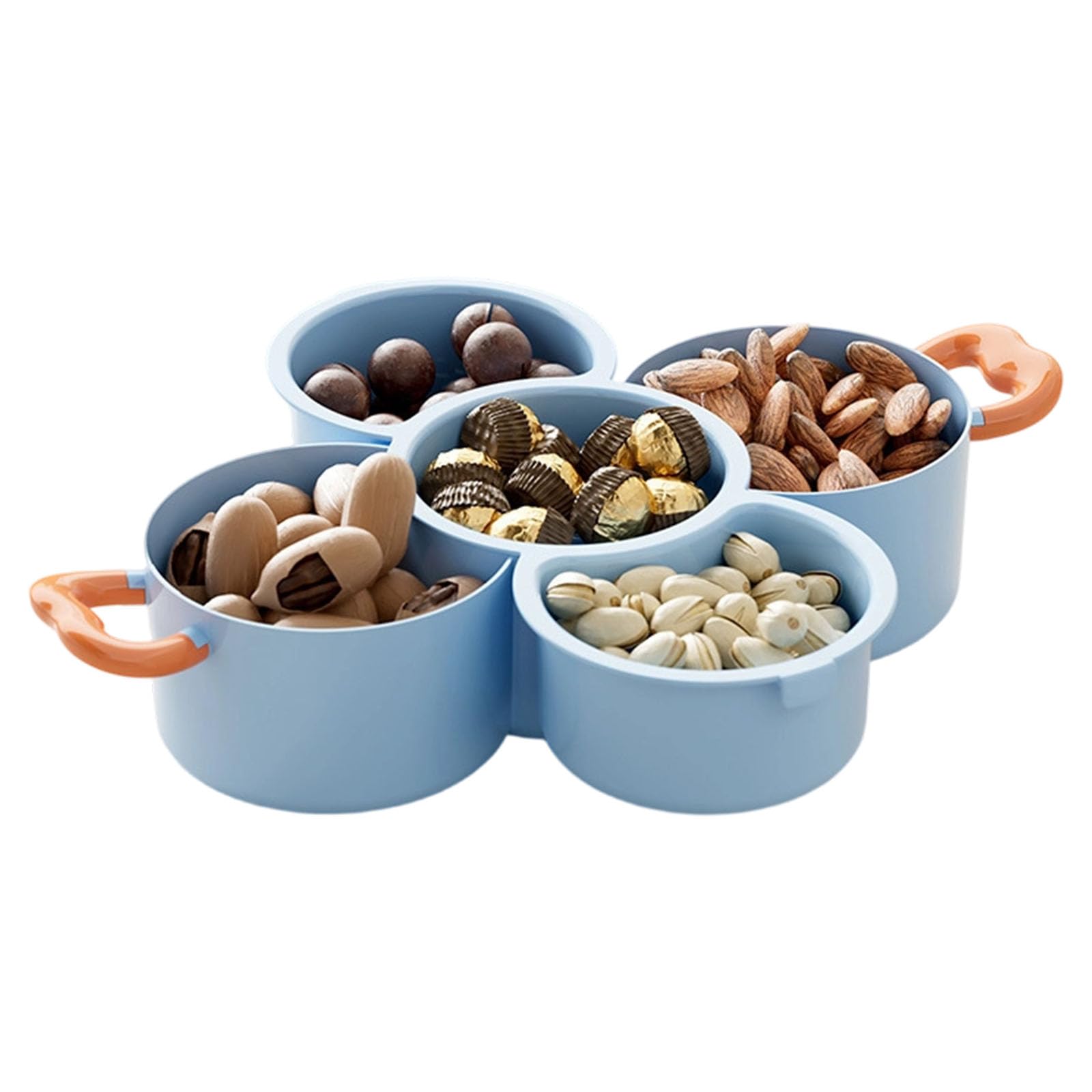 TFAOYS Of 1 Removable Drain Basket Fruit Bowl Double Layer Design for Hygienic Storage Snacks and Fruits PP Kitchen Accessory
