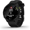 Garmin Forerunner 55 Easy to Use Lightweight GPS Running Smartwatch, Running and Training Guidance, Safety and Tracking Features included