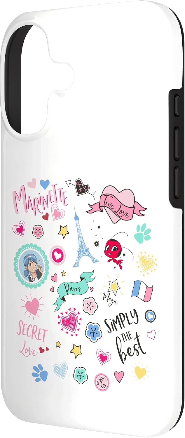 Miraculous Ladybug Charming Paris Marinette Secret Love Case for iPhone 17