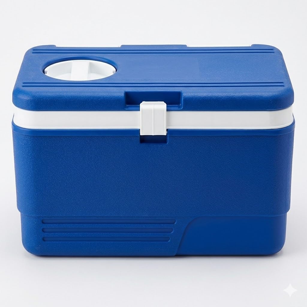 AIR O MATIC Insulated Chiller Ice Box 50LTR RED/Blue (62.5 x 36 x 35.5) cm-image-23