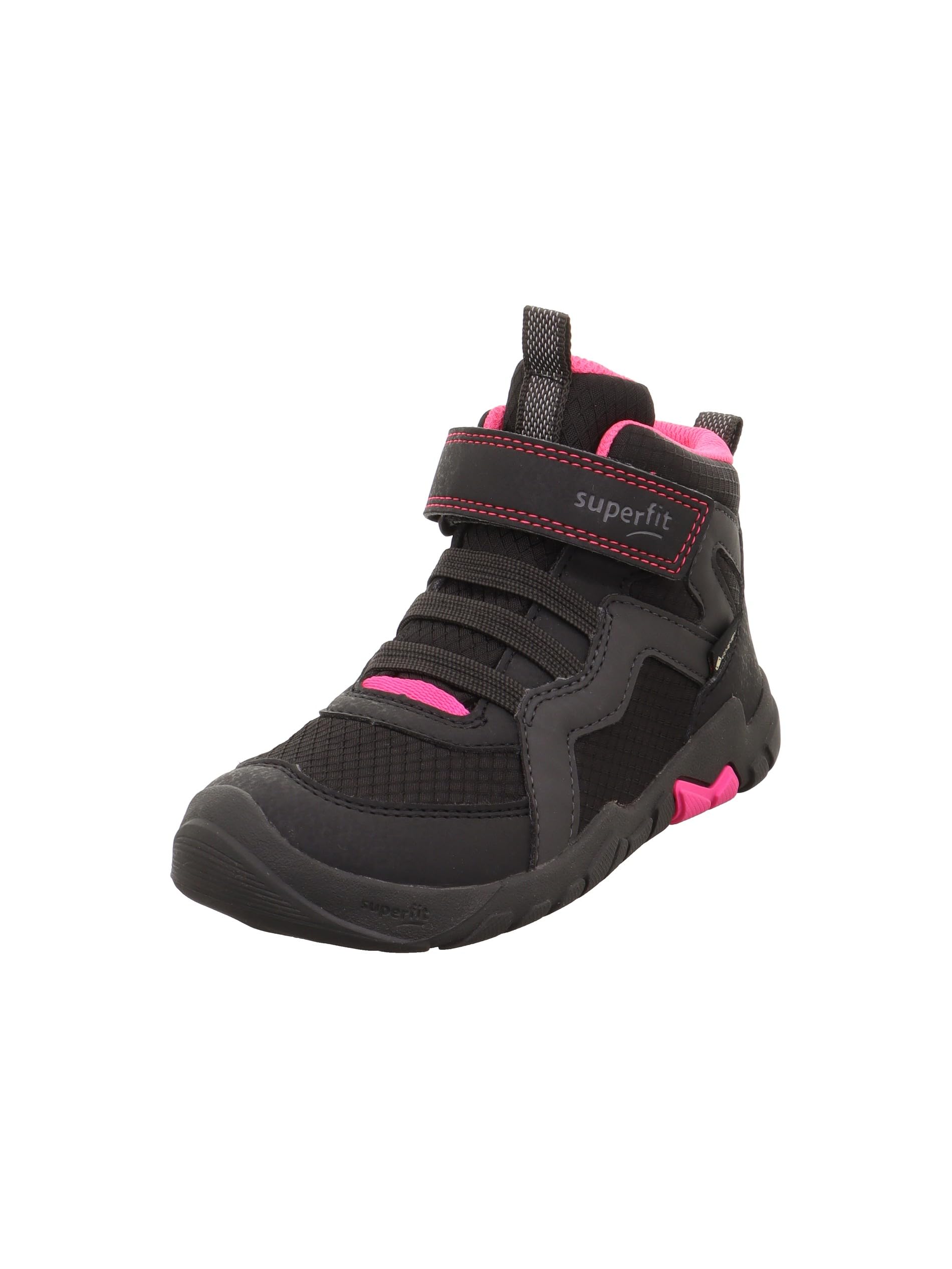 Superfit Girl's Trace Gore-Tex Stiefel, Schwarz/Pink 0000