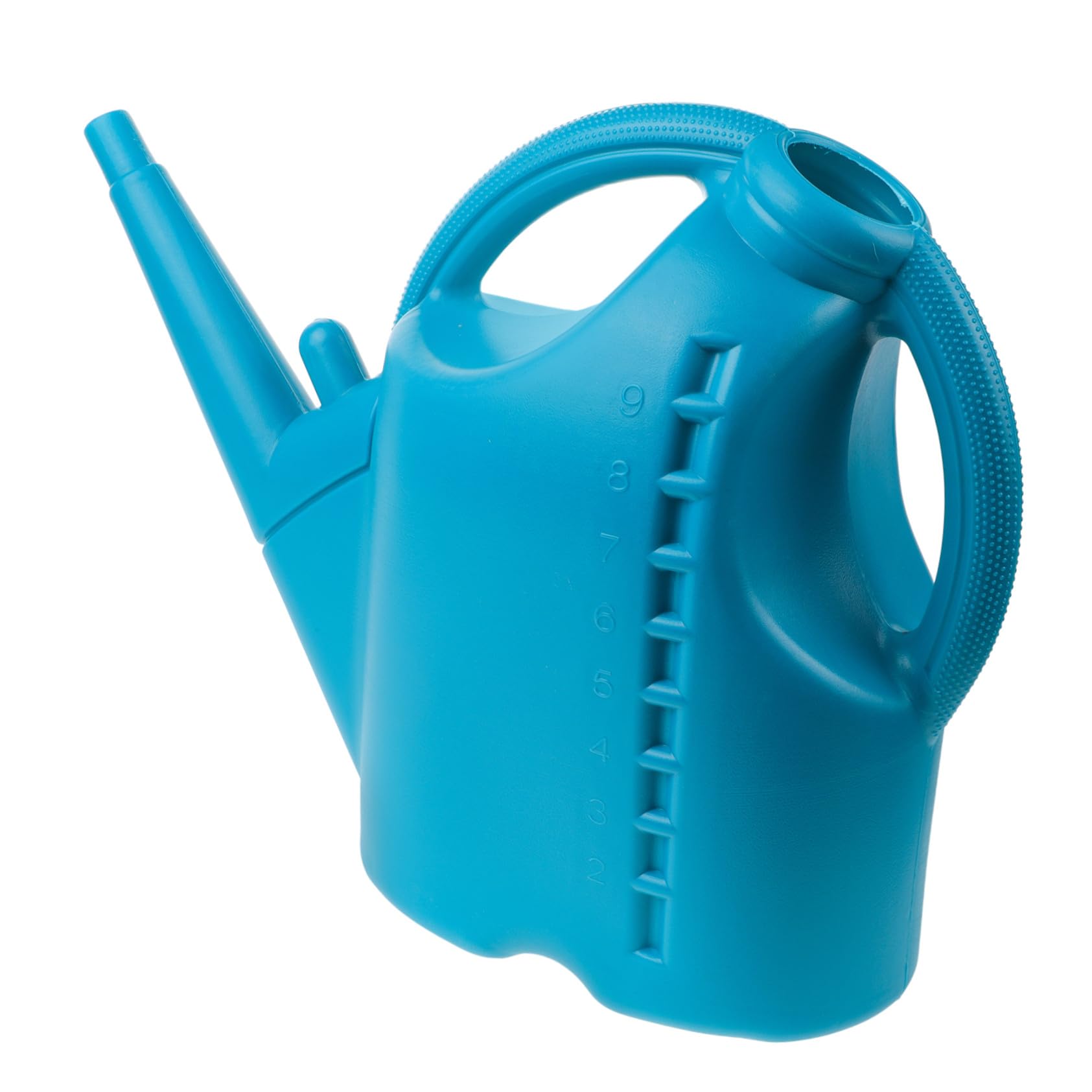 Gießkanne aus Kunststoff 10l mit Langem Auslauf für Pflanzen | Blau, Präzises Gießen für Sukkulenten, 1 Stück, Geeignet für Wohnzimmer und Garten