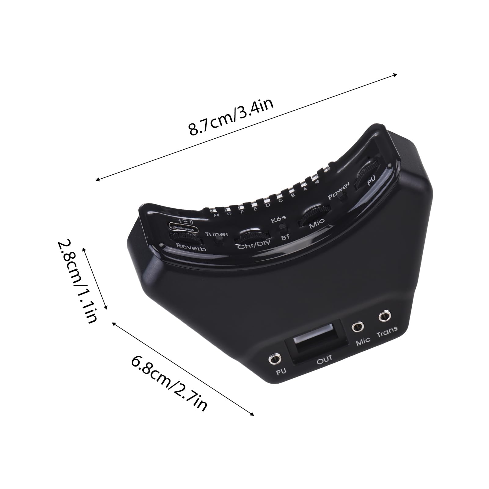 Generic Pickup per Chitarra in Legno con qualità del Suono Migliorata per Chitarristi Acustici in Legno, Batteria a Lunga Durata, Accessori per Strumenti Musicali