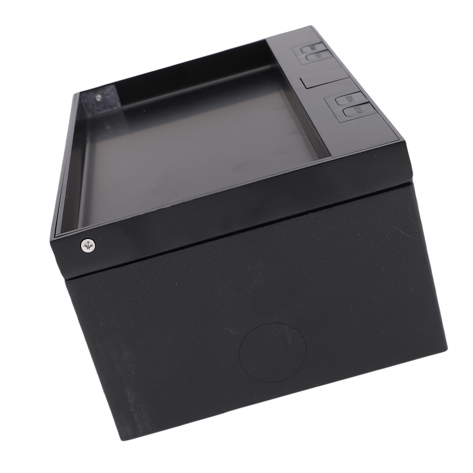 Scatola di derivazione da incasso a pavimento Kit presa piatta in acciaio inossidabile resistente all'acqua 4KW con 2 porte USB a due poli per marmo nero