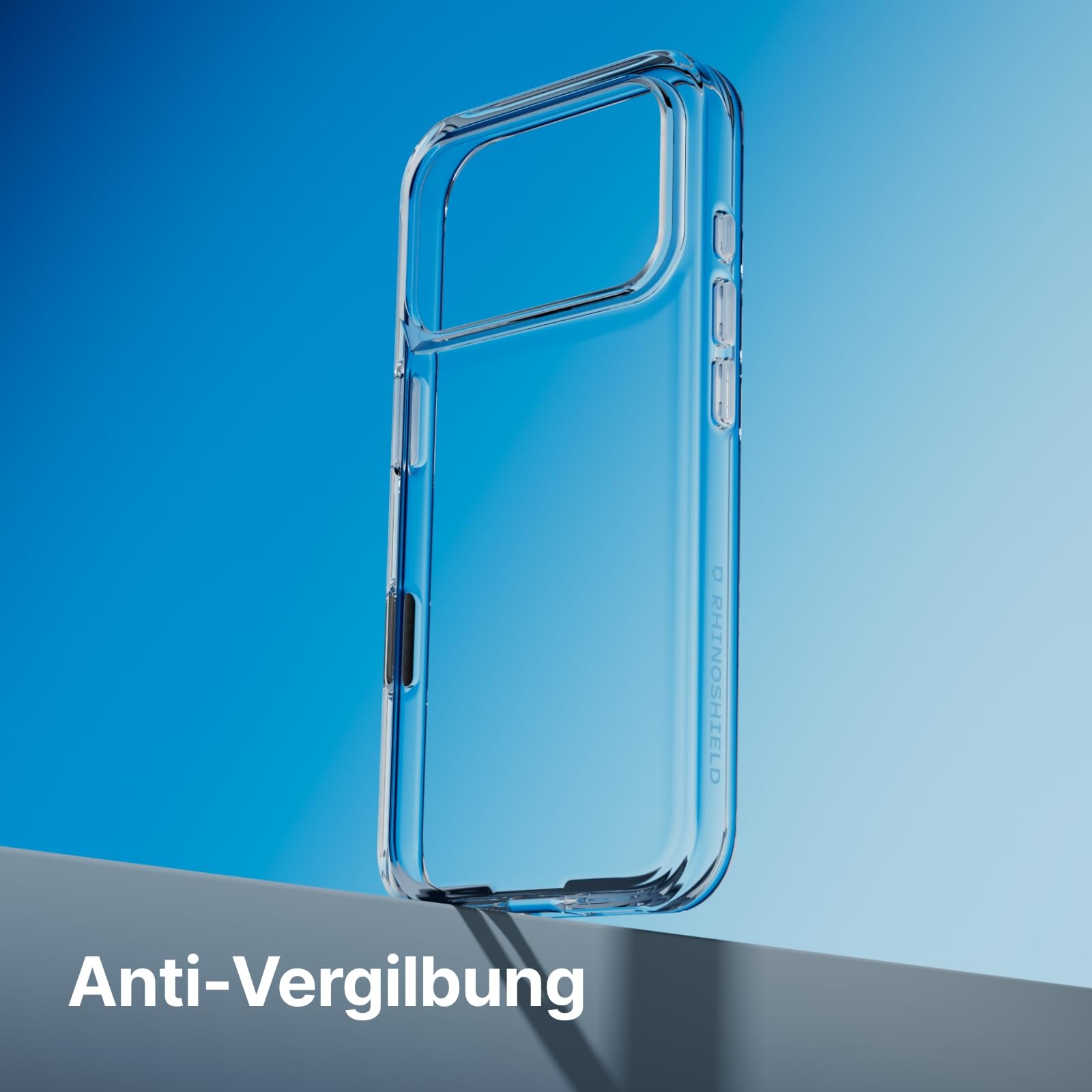 RhinoShield Clear Hülle für iPhone 17 Pro | Anti-Vergilbung, transparent, hohe Klarheit, stoßfest, Fallschutz nach Militärstandard