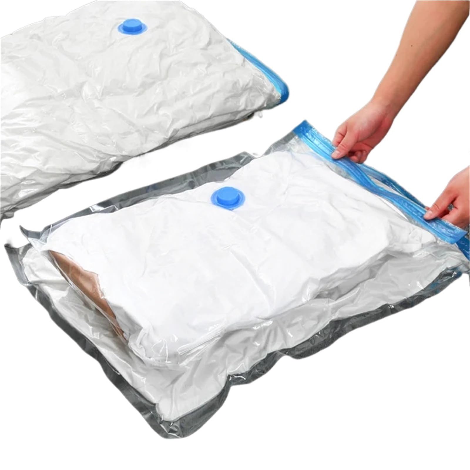 Vakuum-Kompressionsbeutel Vakuumbeutel for Kleidung | Luftvakuumbeutel mit Pumpe, Reiseutensilien, platzsparende Taschen(60x80cm-5pcs)