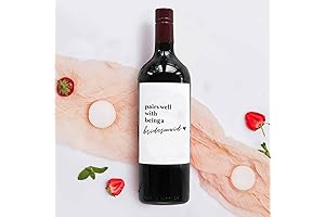 Bridesmaid Proposal Candle Label: A Touch of Elegance for Your Special Day