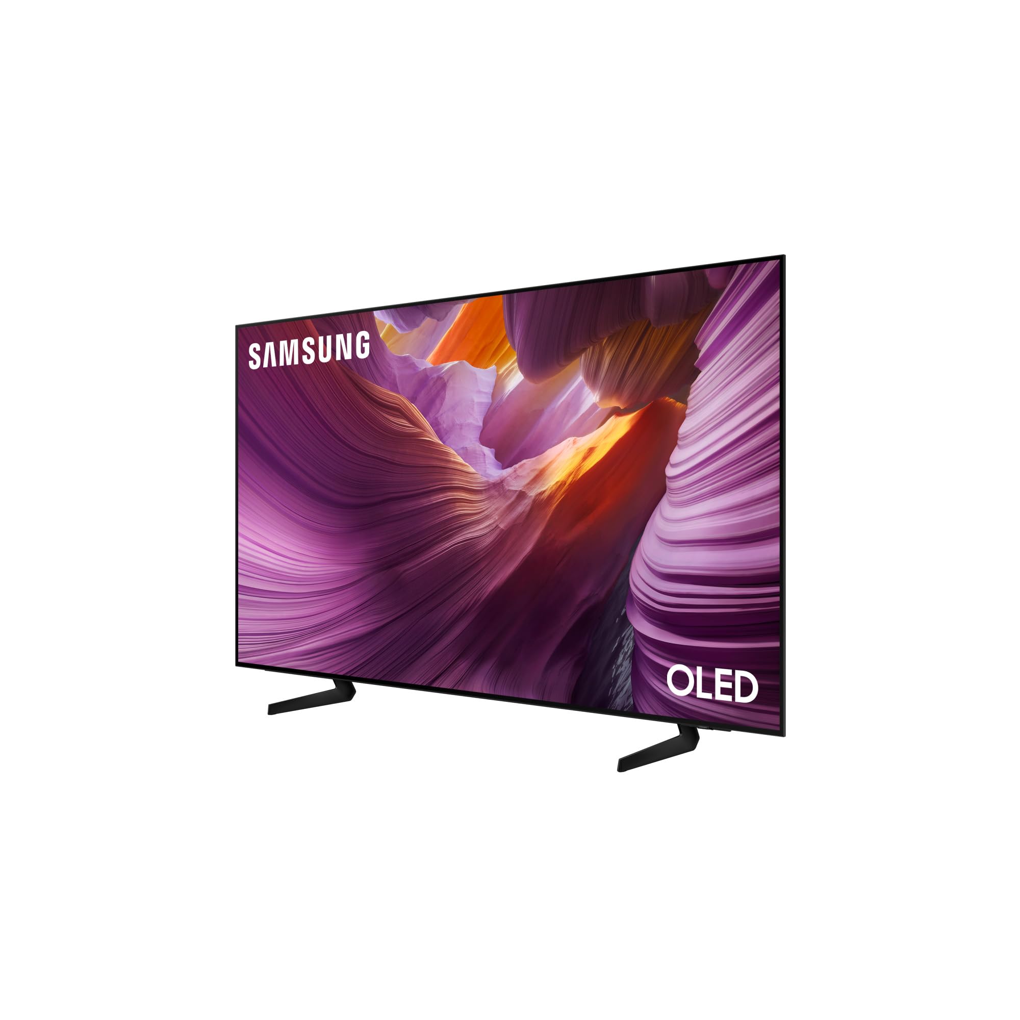 Samsung OLED 4K Vision AI Smart TV 65'' QE65S85FAEXZT, NQ4 AI Gen2 Processor, 4K AI Upscaling, Glare Free, Dolby Atmos & OTS Lite, Contour Design,PACCHETTO INTRATTENIMENTO, 2025