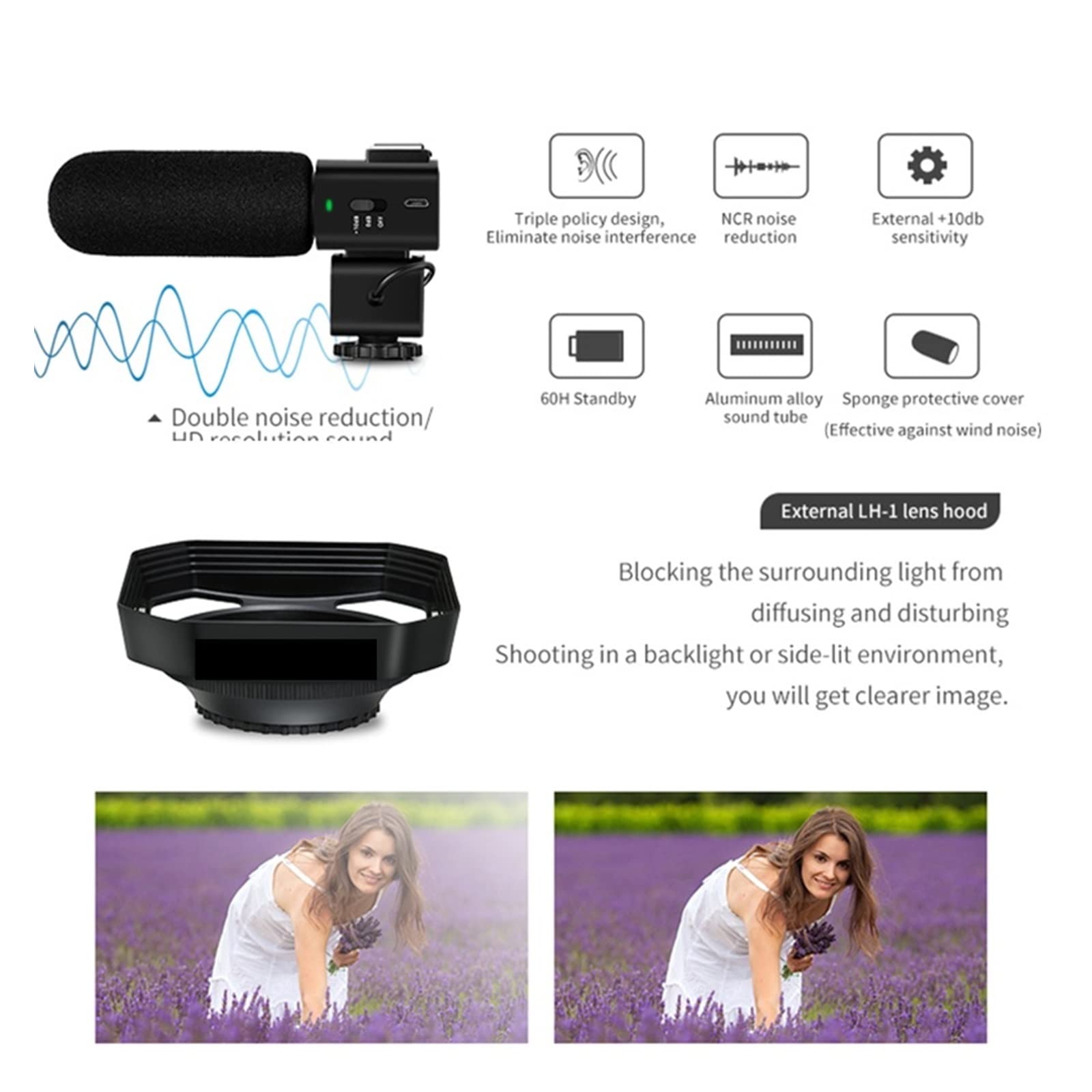 Fotocamera digitale HD per la fotografia, Videocamera 4K IR Night Vision WiFi Videocamera digitale Videocamere Vlog professionali Fotografia Full HD Configurazione semplice
