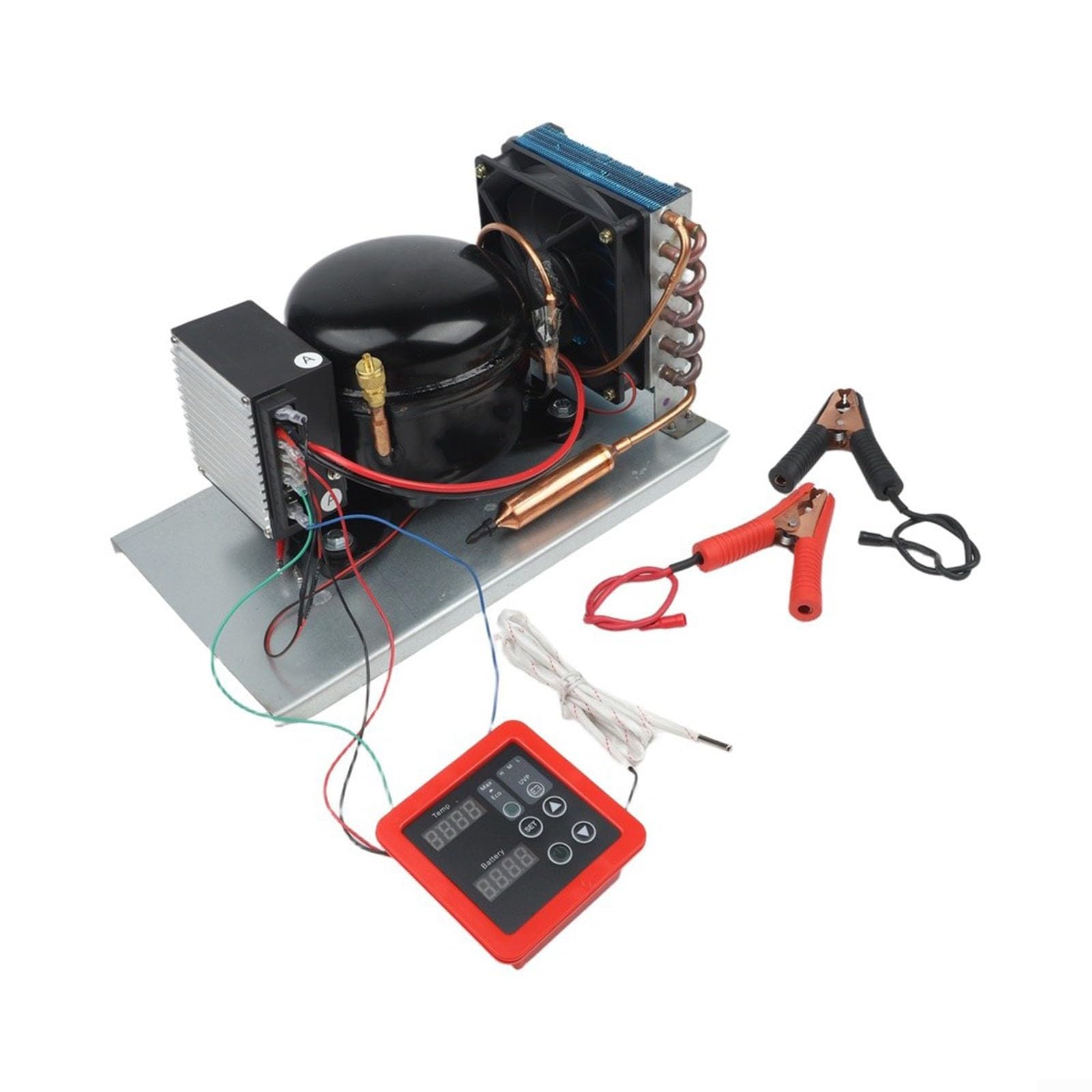 Compresor BD25HC 12/24 V CC, regulador de velocidad variable, 45-74 W de potencia de refrigeración, para refrigeración móvil y bricolaje
