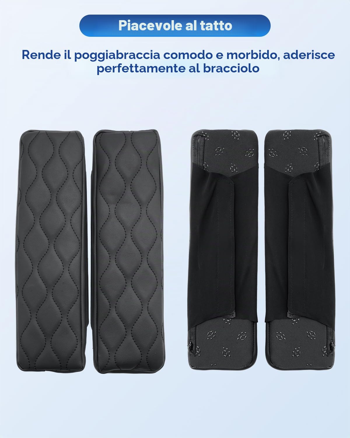 CDEFG Compatibile con Peugeot 3008 5008 E-3008/E-5008 2024 2025 Bracciolo Centrale Copertura per Console Centrale Similpelle Braccioli Cover Auto E3008 GT Line Accessori (Spugna ispessita)