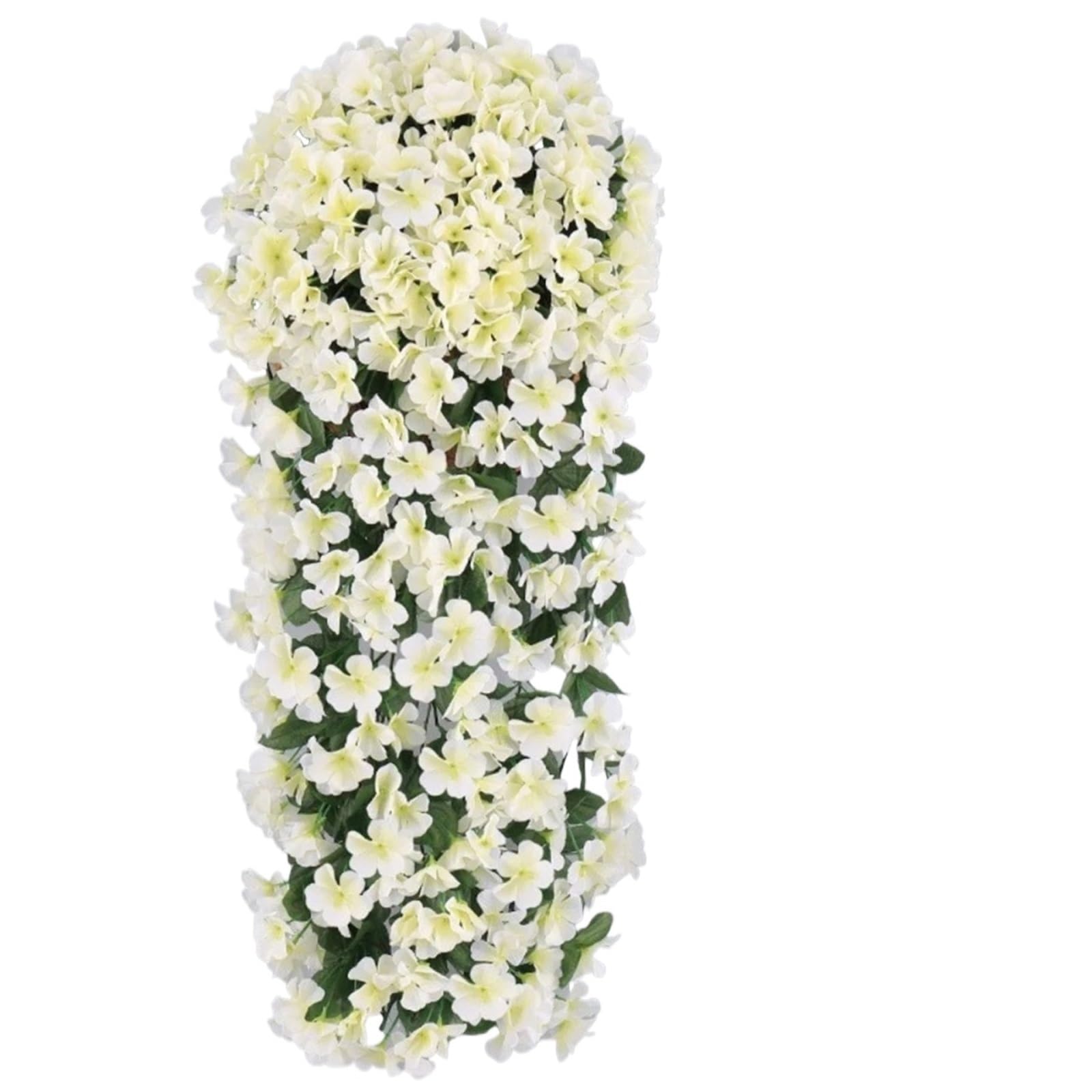 Dcrxz Artificial Flowers 2pcs 85CM Violet Vine Artificial Flower Party Home Decoration Simulation Valentine Day Wedding Decor Wall Hanging Orchid Fake Flower(White)