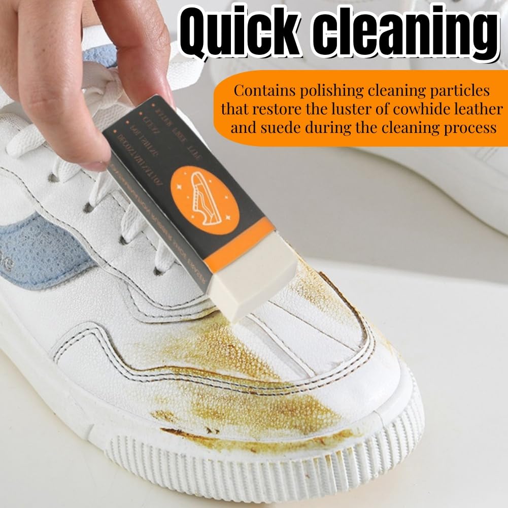 Gomma Magica,2pcs Gomme per Sneaker per Scarpe,Gomma per Pulire Scarpe,Gomma per Cancellare Lo Sporco,Gomma Scamosciata,Gomma per La Pulizia Delle Scarpe,Gomma per Scarpe in Pelle