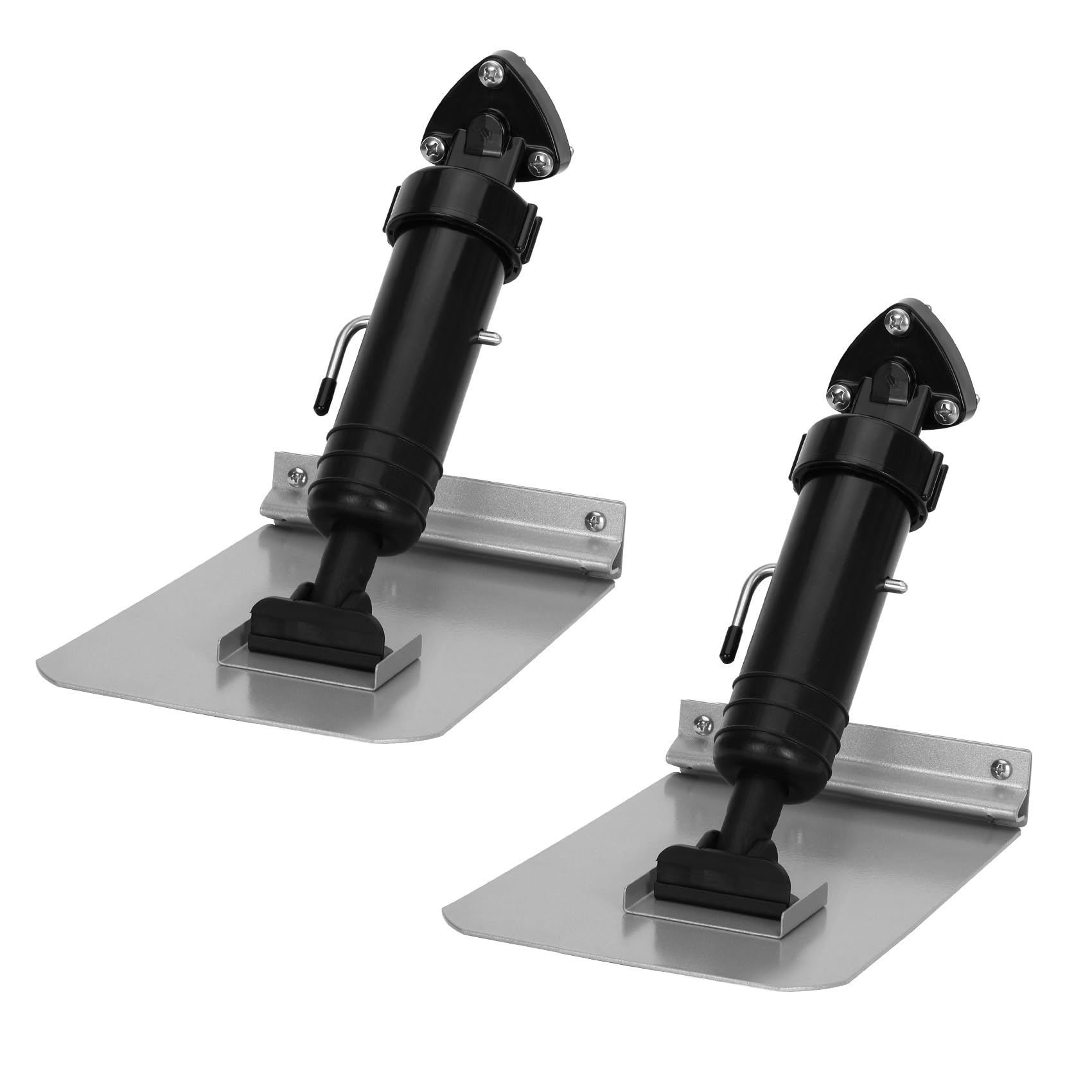 Photo 1 of Self-Leveling Trim Tab System for Boat(2pc), 10"x10" Tab, for 16’ and more(17'-20') Boat, Boat Trim Tab for Smooth Ride, Great Control&Fuel Savings, Heavy-Duty Trim Tab for Boat, Easy-Install&Maintain