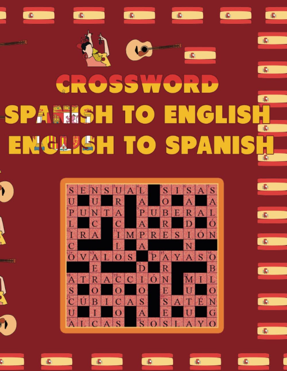 CROSSWORD spanish to english ENGLISH TO SPANISH: crossword puzzle clues and answers | crossword in spanish | crucigramas en ingles | crossword puzzle ... clues large print for kids , adults, seniors
