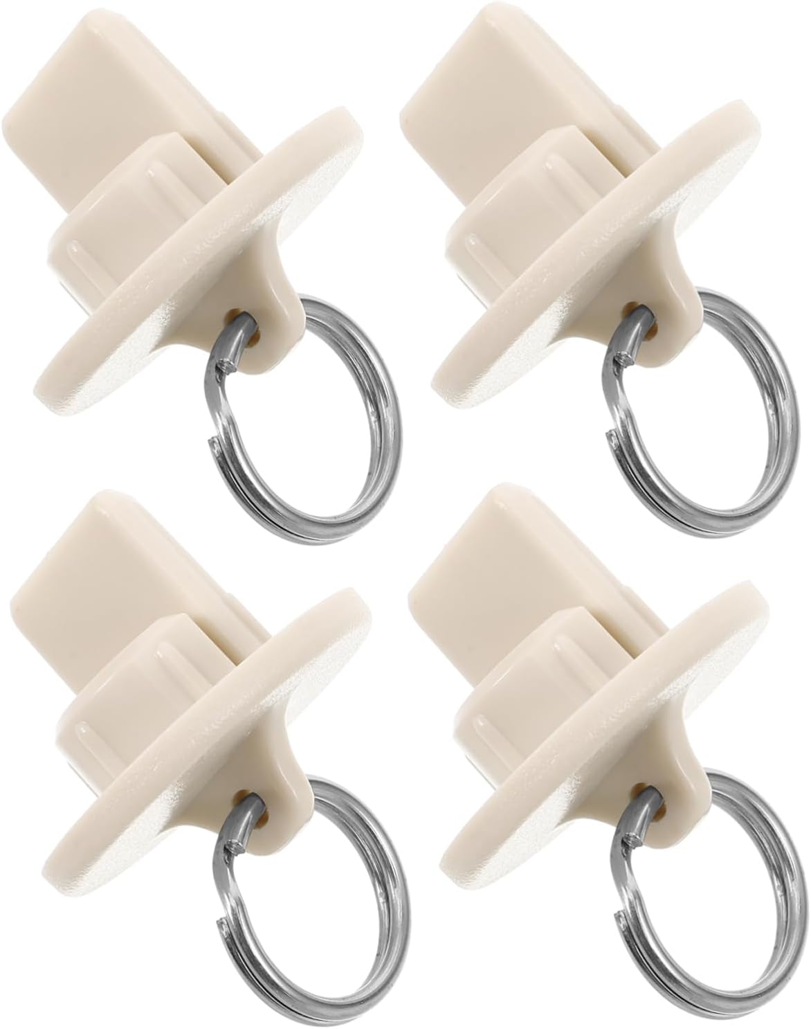 Zerodeko 4Pcs Windproof End Caps for Outdoor Roller Blinds Bungee Tie Accessories for Indoor Outdoor Sunshades Easy Installation Versatile Window Treatment Maintenance