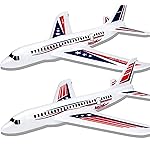 BooTaa Toy Airplanes, 2 Pack 20 Airplane Toys, Outdoor Kids Toys, Large Foam Plane Glider, Birthday Gifts for 3 4 5 6 7 8 9 10 Year Old Boys Girls, Outdoor Yard Games for Kids