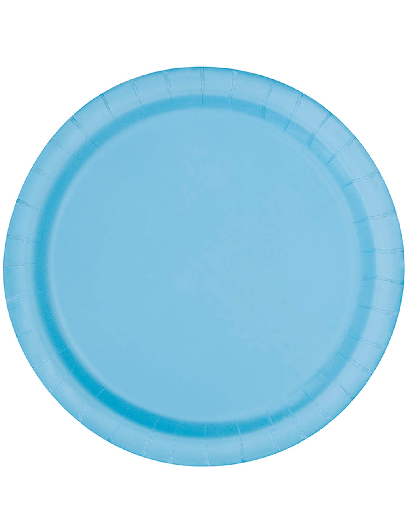 Amazon.com: Lovely Powder Blue Solid Round Dinner Plates - Vibrant
